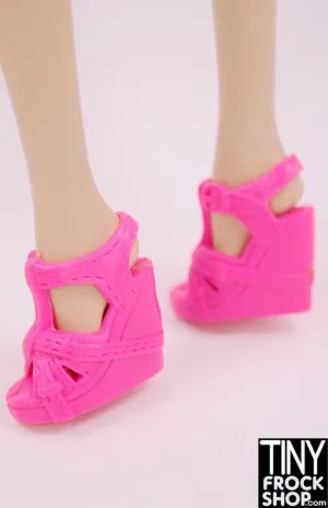 12" Fashion Doll Buckle Wrapped Wedges