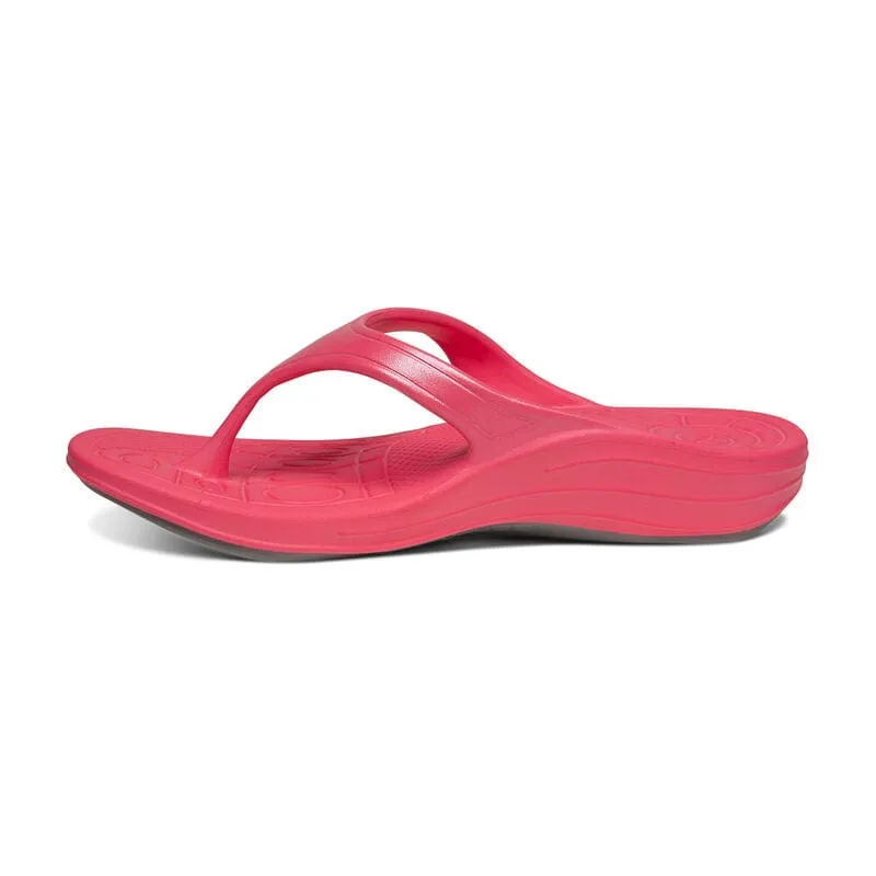 Aetrex Women's Fiji Flips- Watermelon