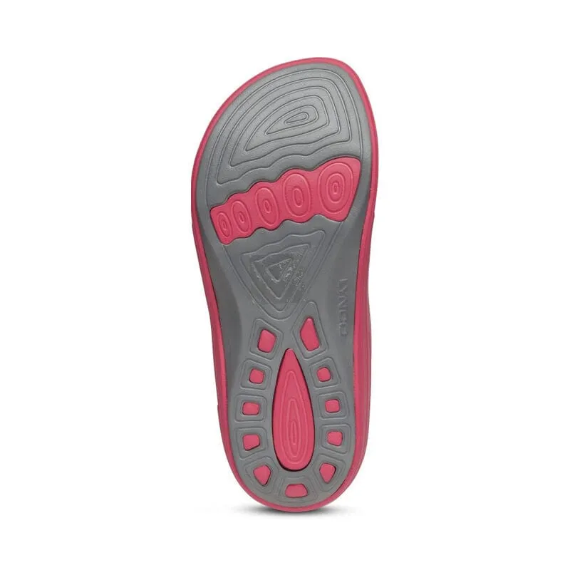 Aetrex Women's Fiji Flips- Watermelon