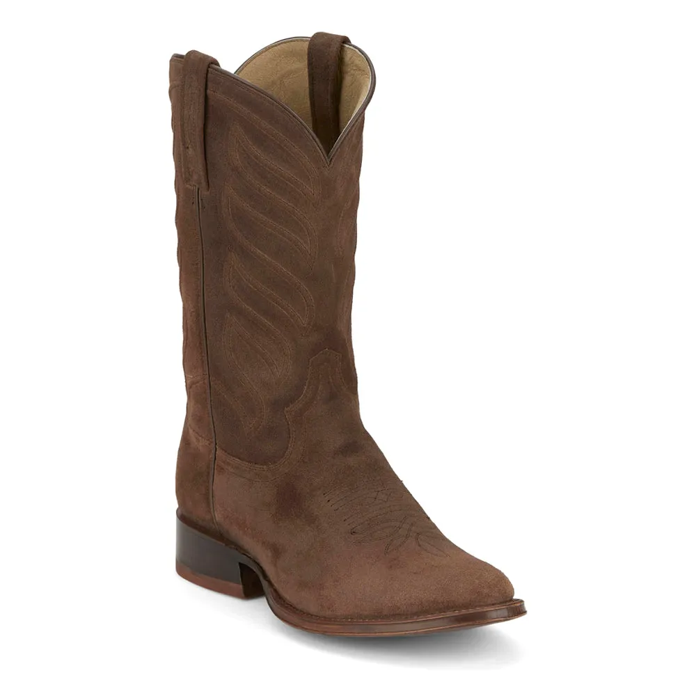 Amado Suede 12 Inch Medium Round Toe Cowboy Boots
