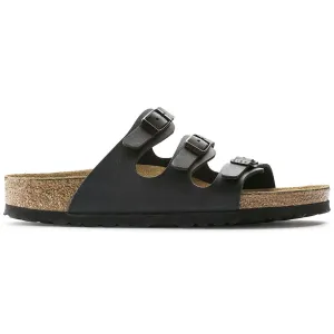 Birkenstock Florida Sandals (Soft Footbed)- Black Birko-Flor