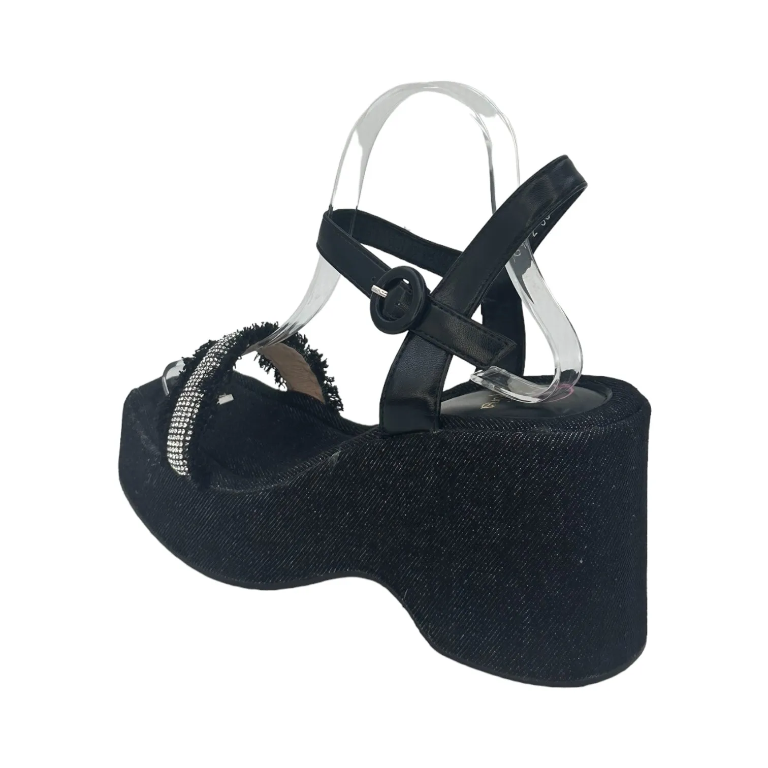 Black Jeans on Beach Sandals