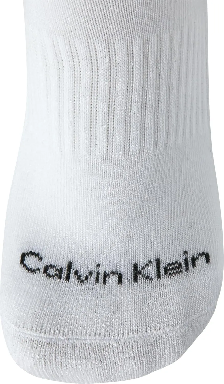 Calvin Klein Womens Quarter Socks - 3 Pack Cotton Cushioned Ruffle Half Crew Socks for Women with Lettuce Edge Cuff (4-10)