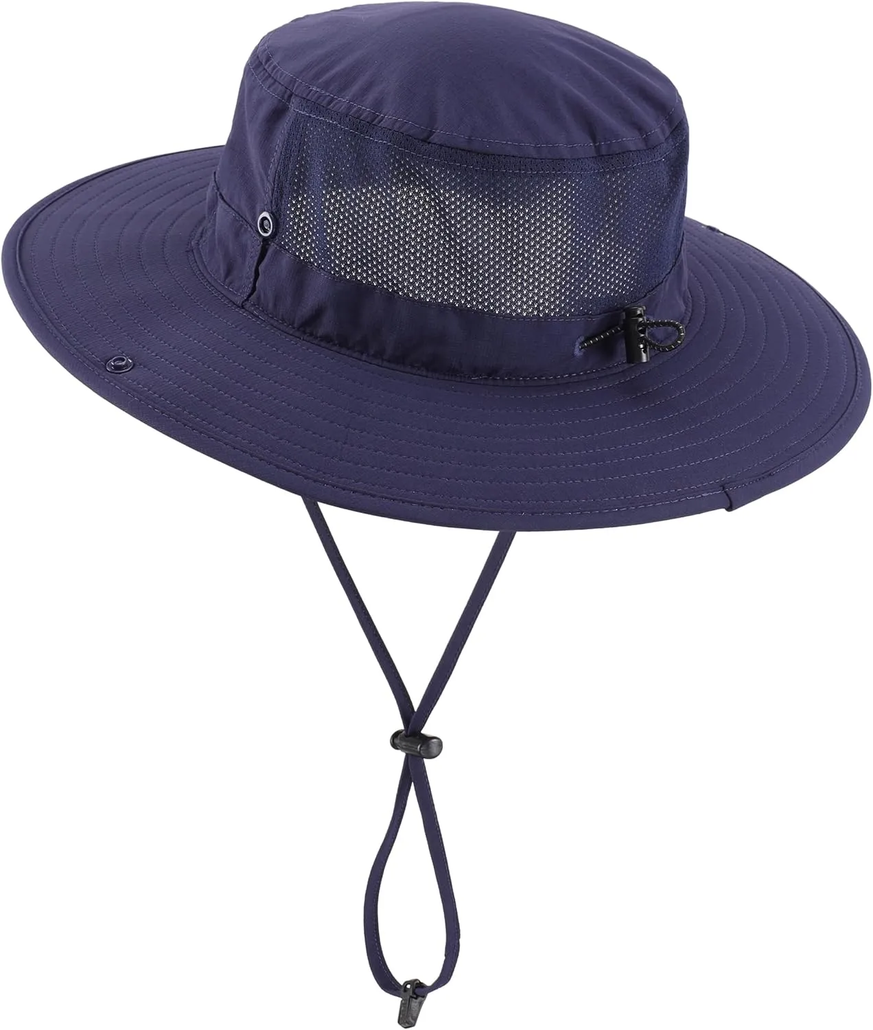 Connectyle Men's Sun Hat UPF 50  Wide Brim Bucket Hats for Fishing Hiking Gardening Adjustable Boonie Hat Outdoor Safari Hats