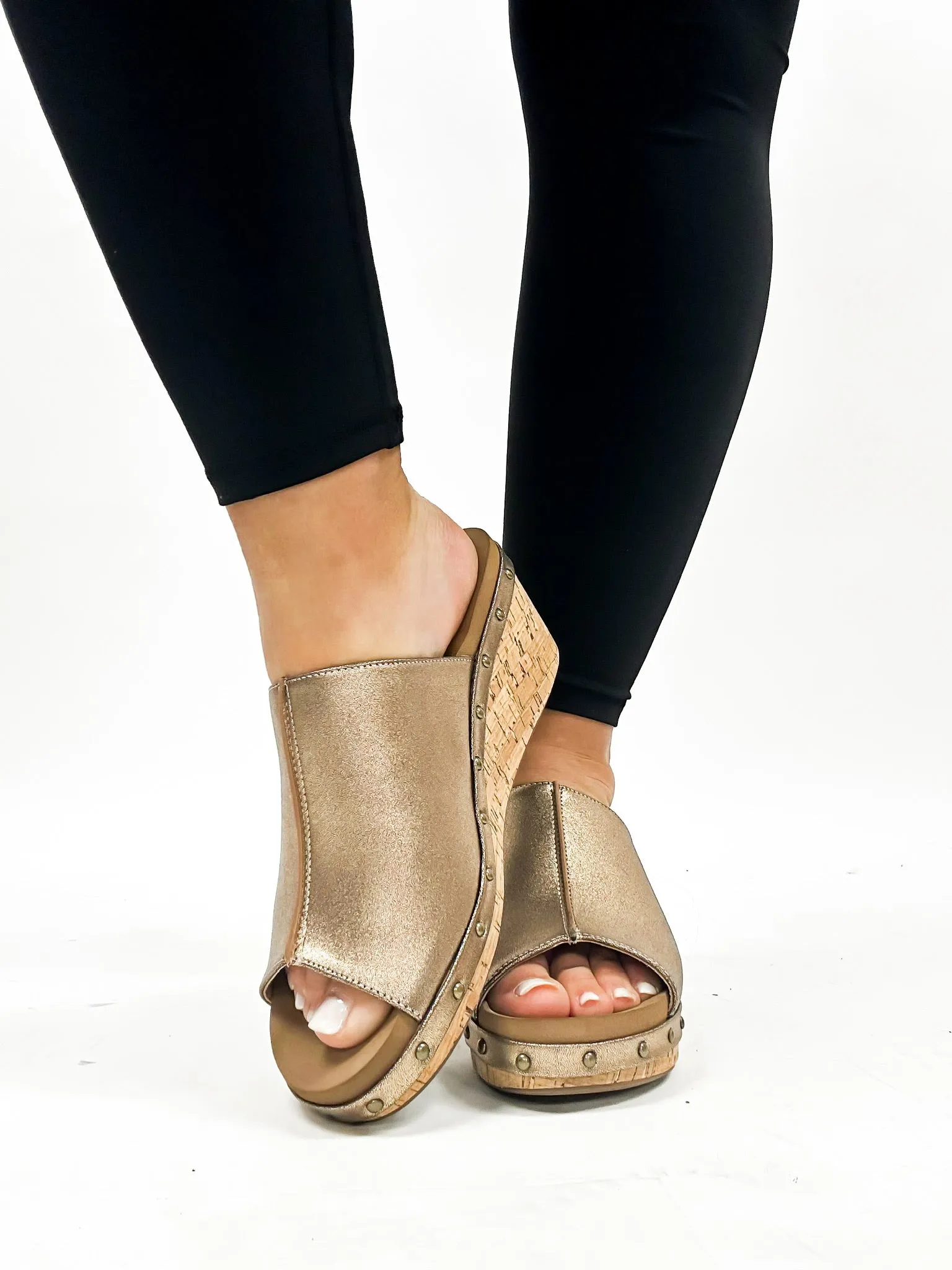 Corky's Bronze Hissy Fit Wedges FINAL SALE