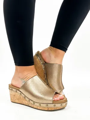 Corky's Bronze Hissy Fit Wedges FINAL SALE