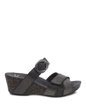 Dansko Women's Susie Wedge Sandals- Graphite