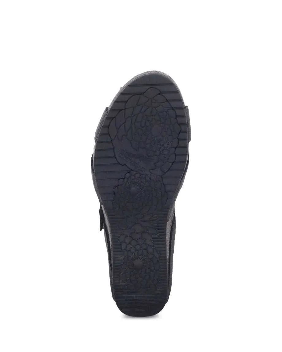 Dansko Women's Susie Wedge Sandals- Graphite