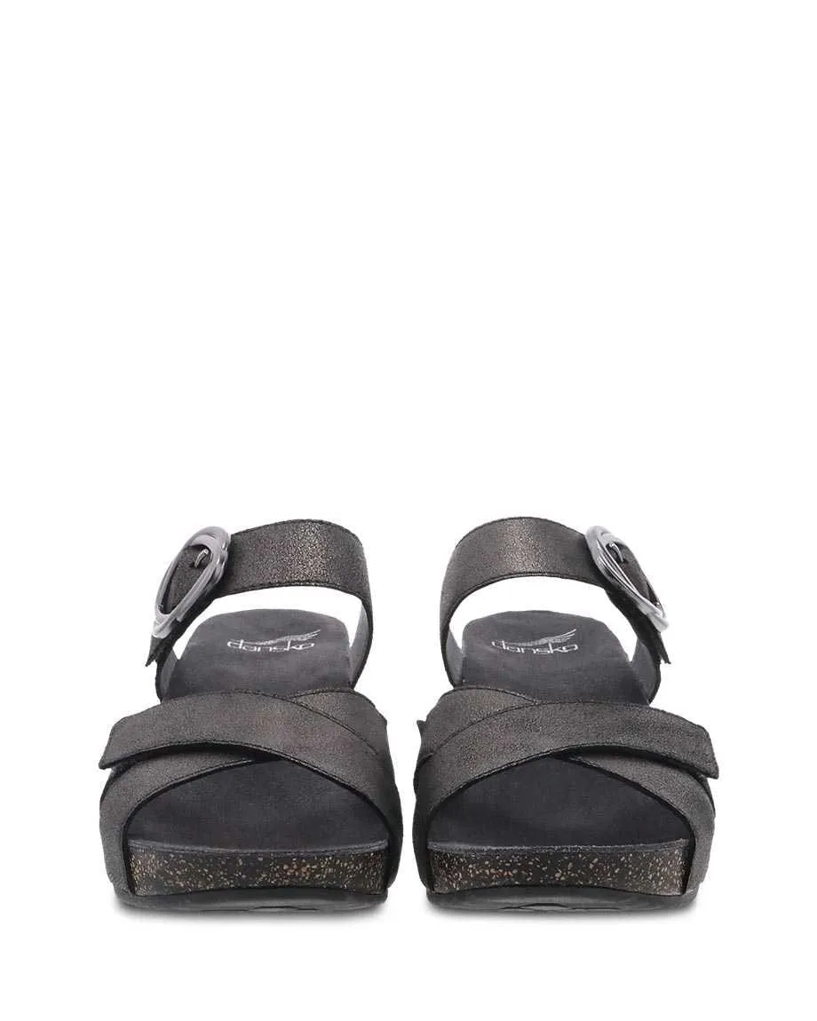 Dansko Women's Susie Wedge Sandals- Graphite