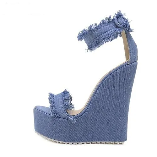 Denim Sandals