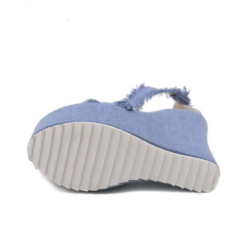 Denim Sandals