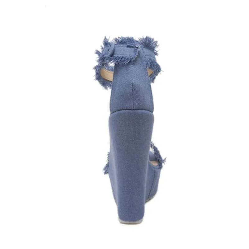 Denim Sandals