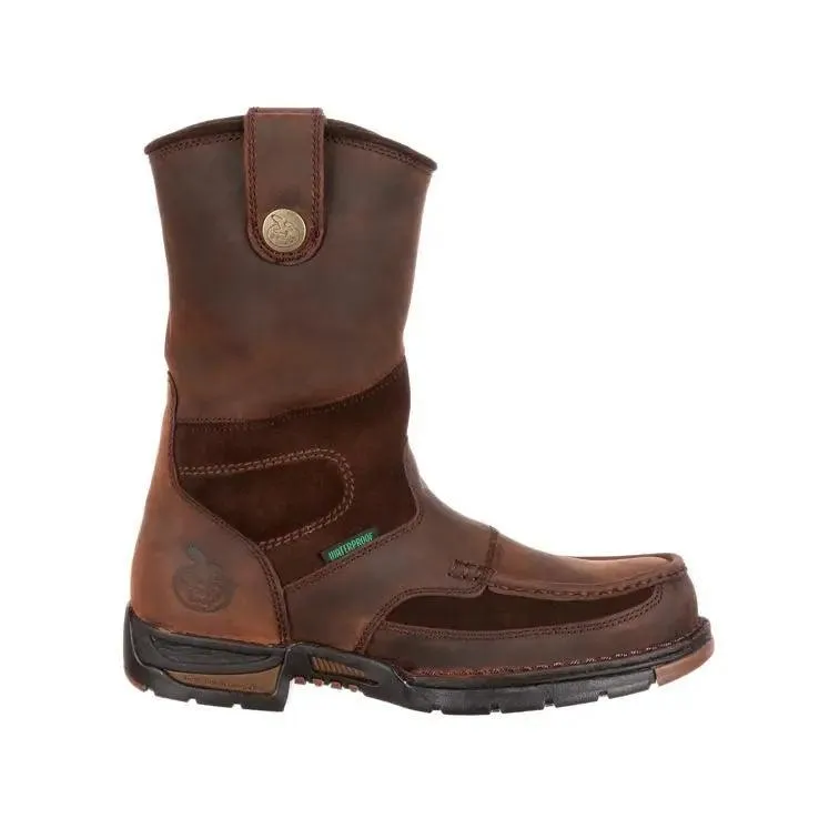 GEORGIA MENS WATERPROOF WELLINGTON WORK BOOT G4403