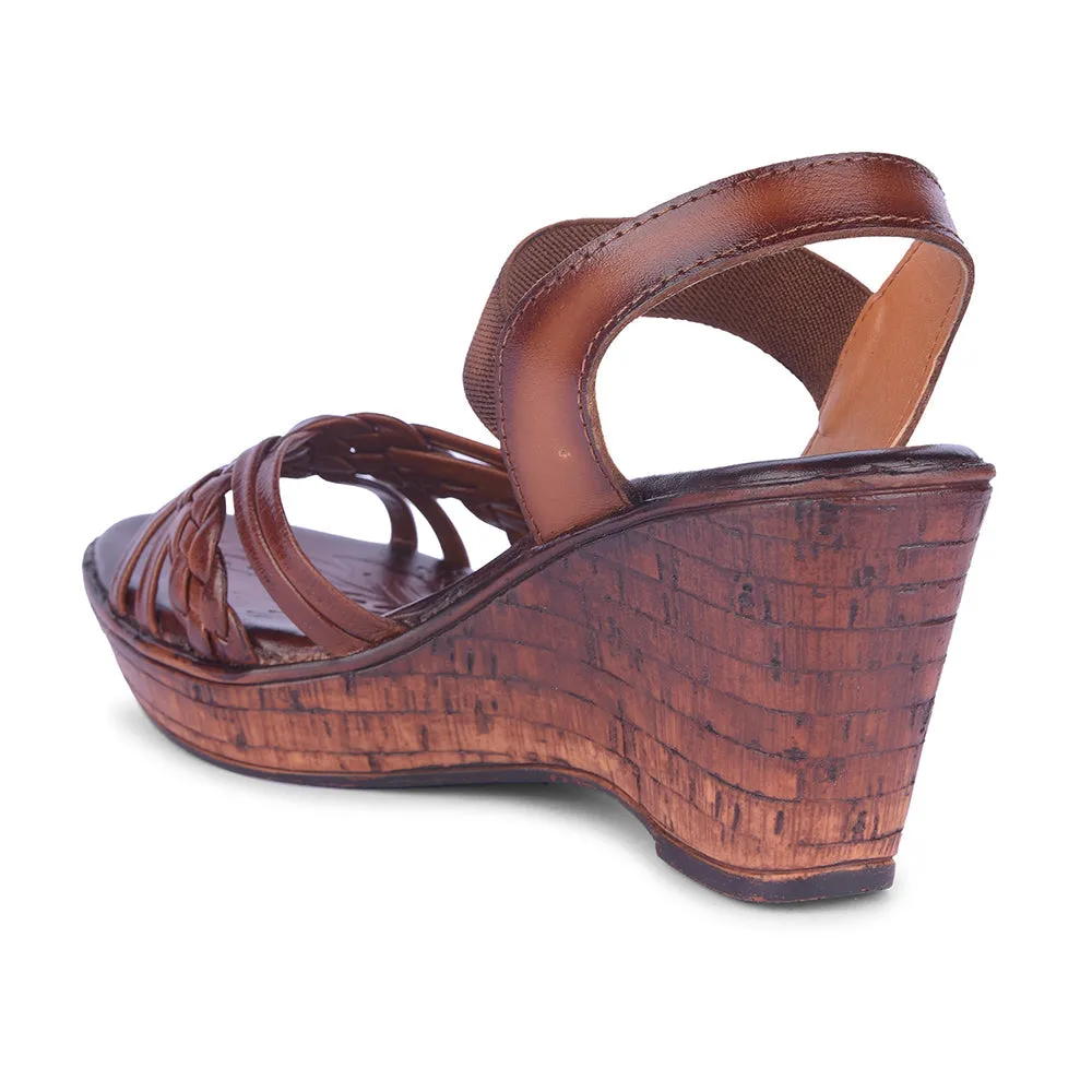 Healers By Liberty Women TLO-55 Cherry Wedges Fashion Wedges Heel Sandal