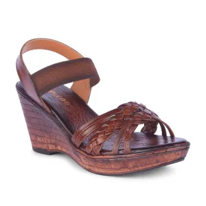 Healers By Liberty Women TLO-55 Cherry Wedges Fashion Wedges Heel Sandal