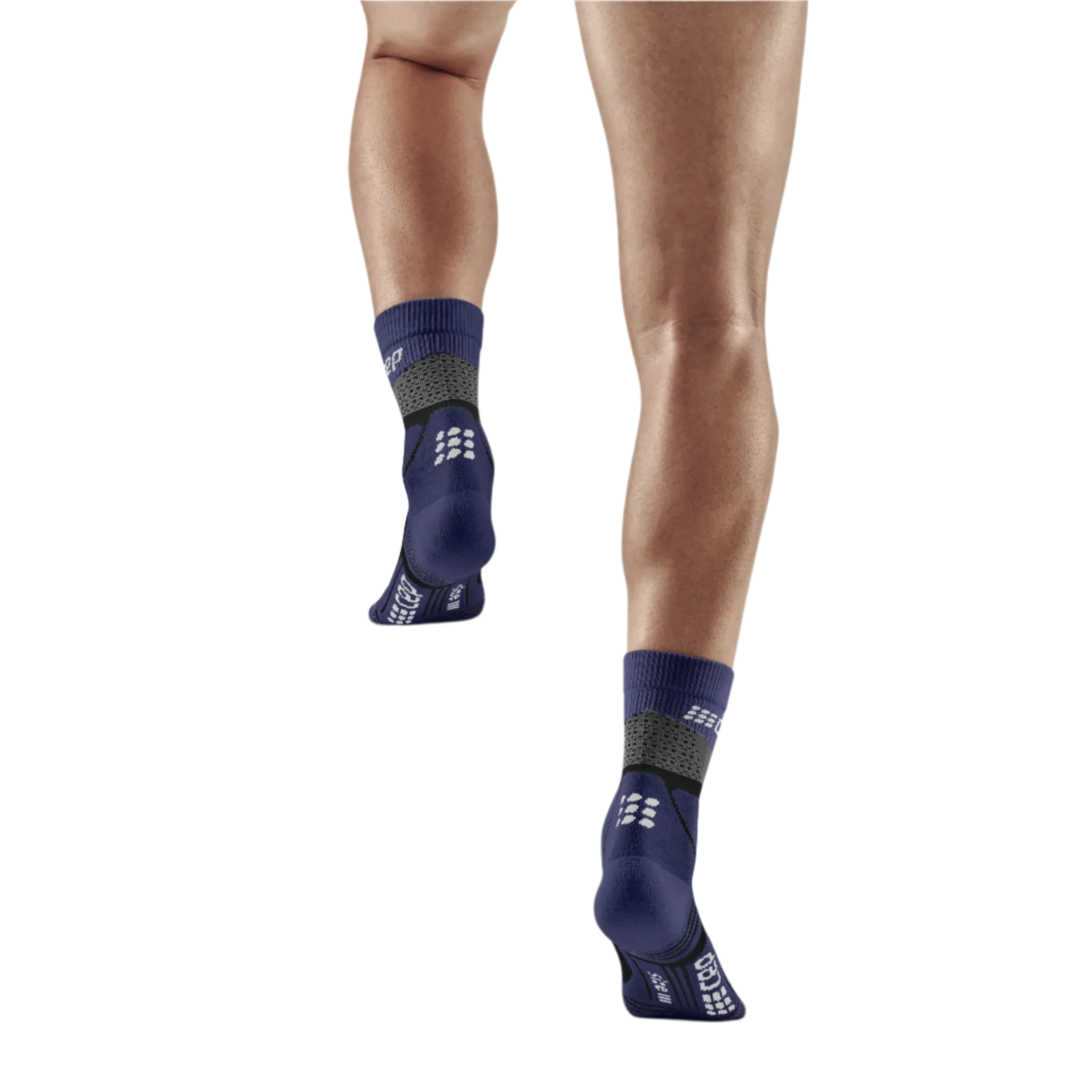 Hiking Max Cushion Mid Cut Compression Socks, Men