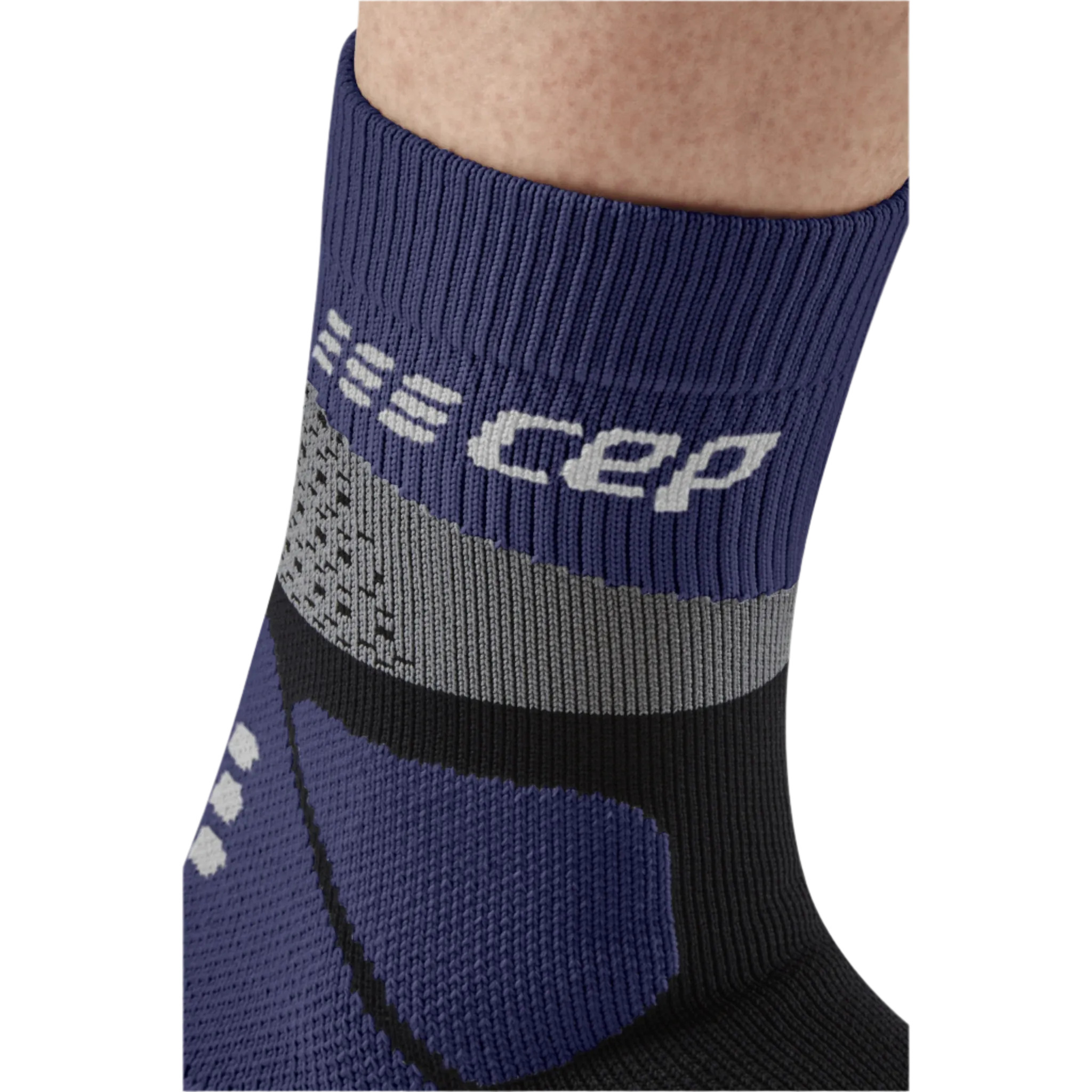Hiking Max Cushion Mid Cut Compression Socks, Men