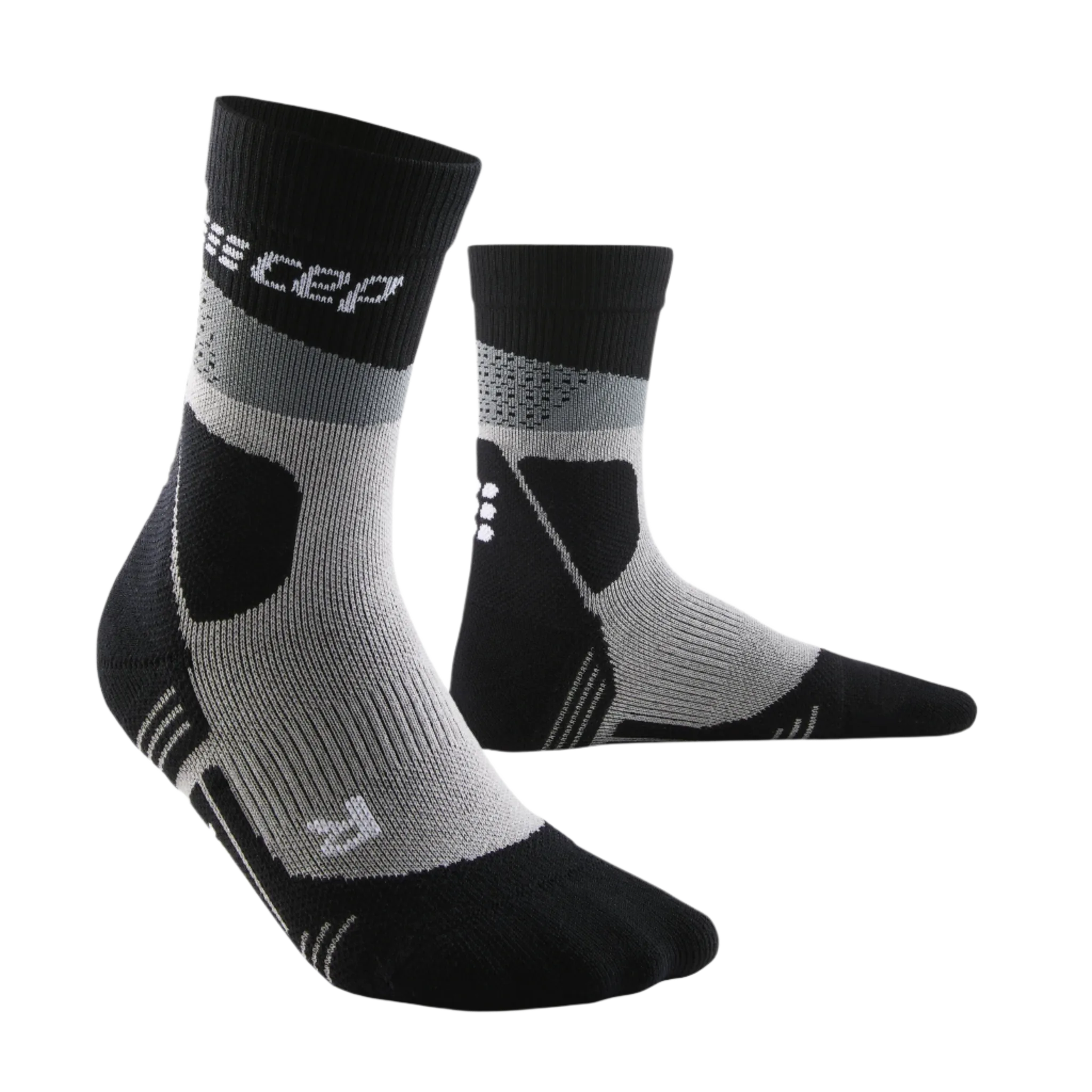 Hiking Max Cushion Mid Cut Compression Socks, Men