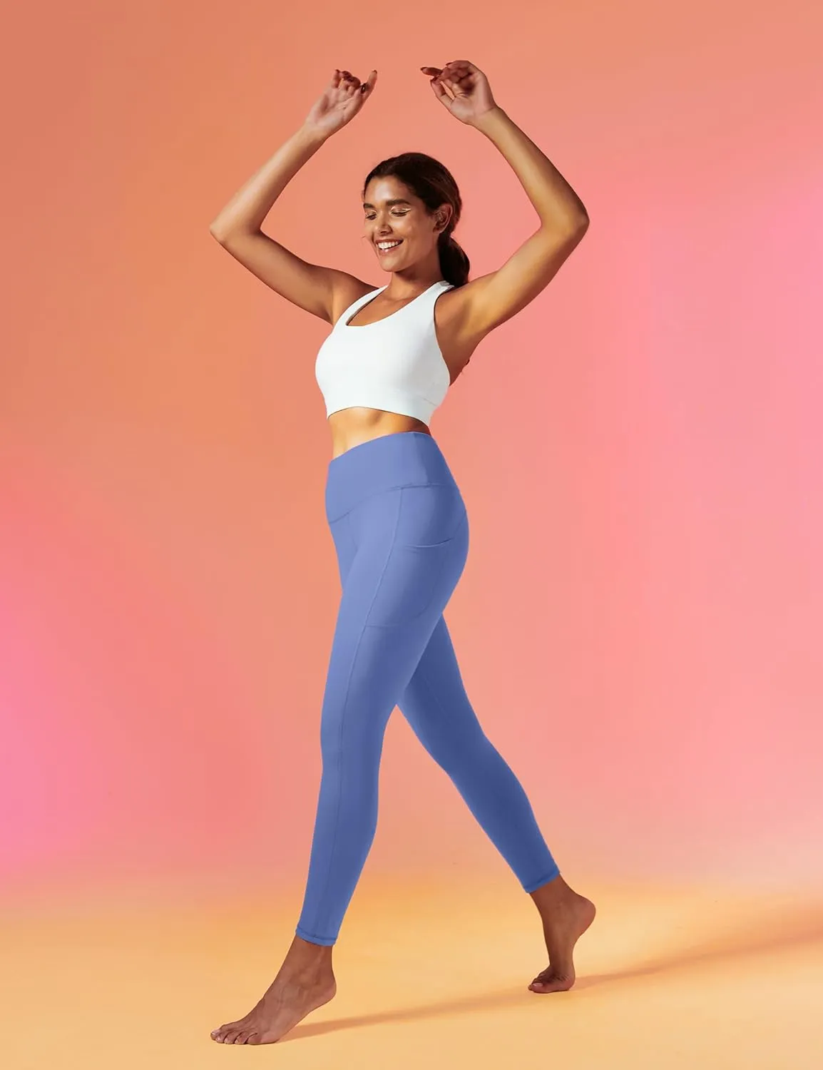 IUGA High Waist Yoga Pants with Pockets, Leggings for Women Tummy Control, Workout Leggings for Women 4 Way Stretch
