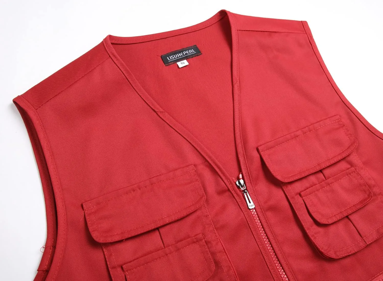 Men??s Fishing Vest Summer Outdoor Work Safari Travel Photo Vest with Multi Pockets
