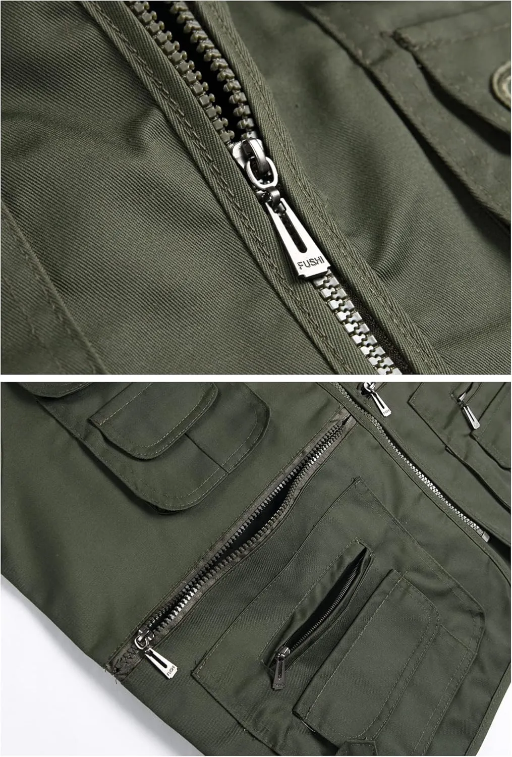 Men??s Fishing Vest Summer Outdoor Work Safari Travel Photo Vest with Multi Pockets