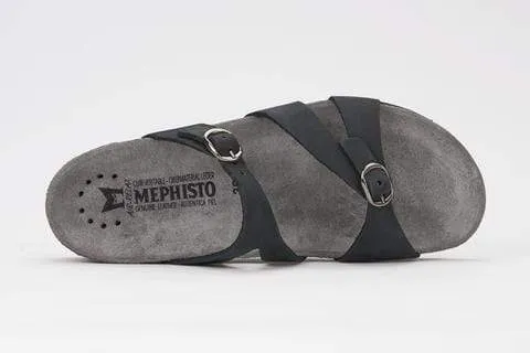 Mephisto Women's Hannel Sandals- Black