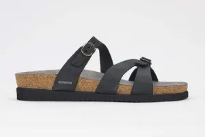Mephisto Women's Hannel Sandals- Black