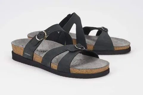 Mephisto Women's Hannel Sandals- Black