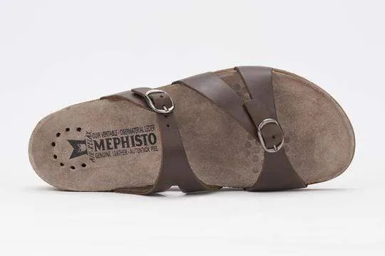 Mephisto Women's Hannel Sandals- Dark Brown