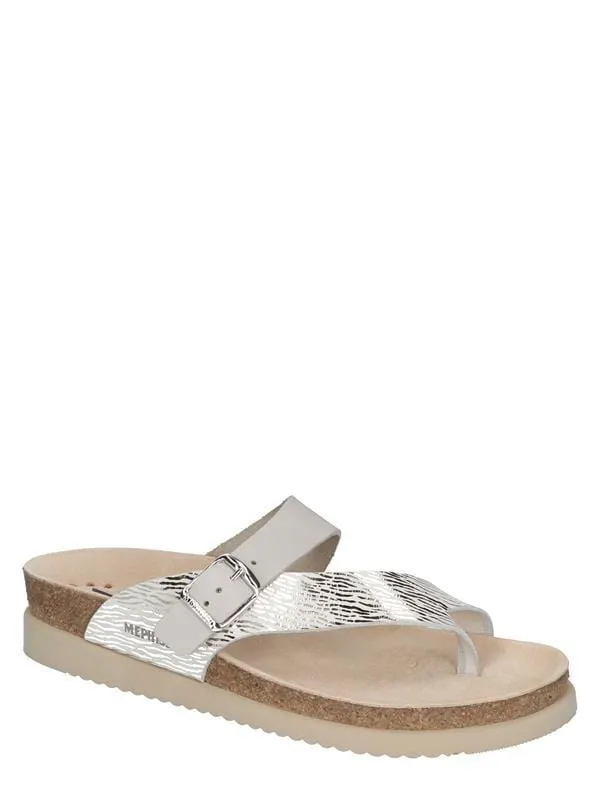 Mephisto Women's Helen Mix Sandals- Fog Zebra