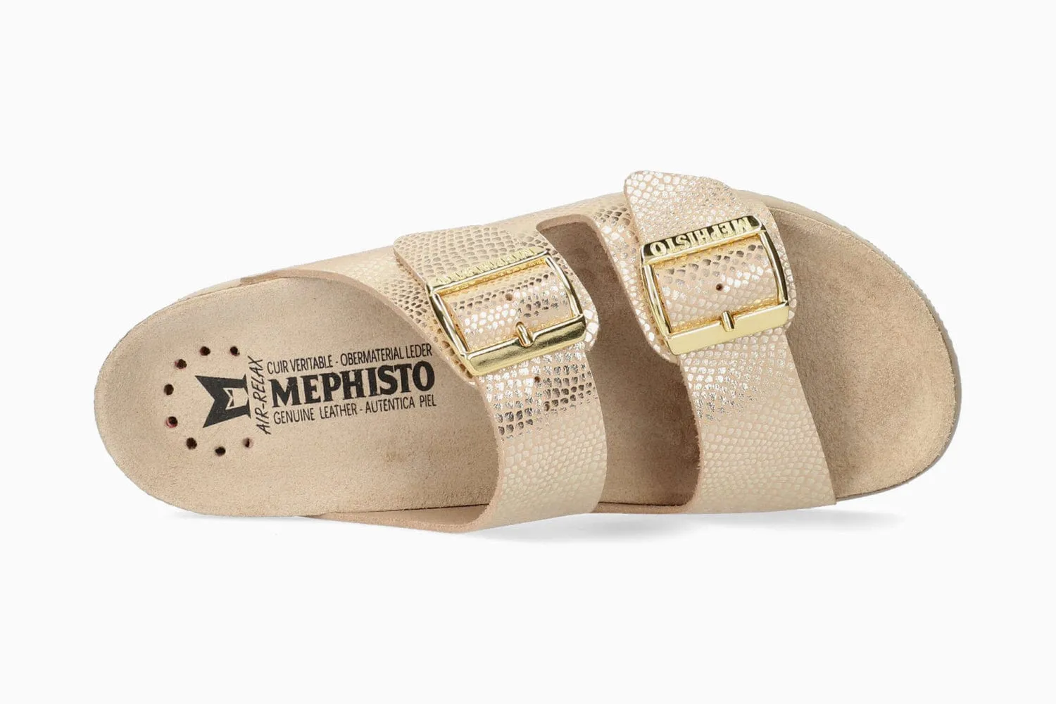 Mephisto Women's Hester Sandals- Light Sand Havana