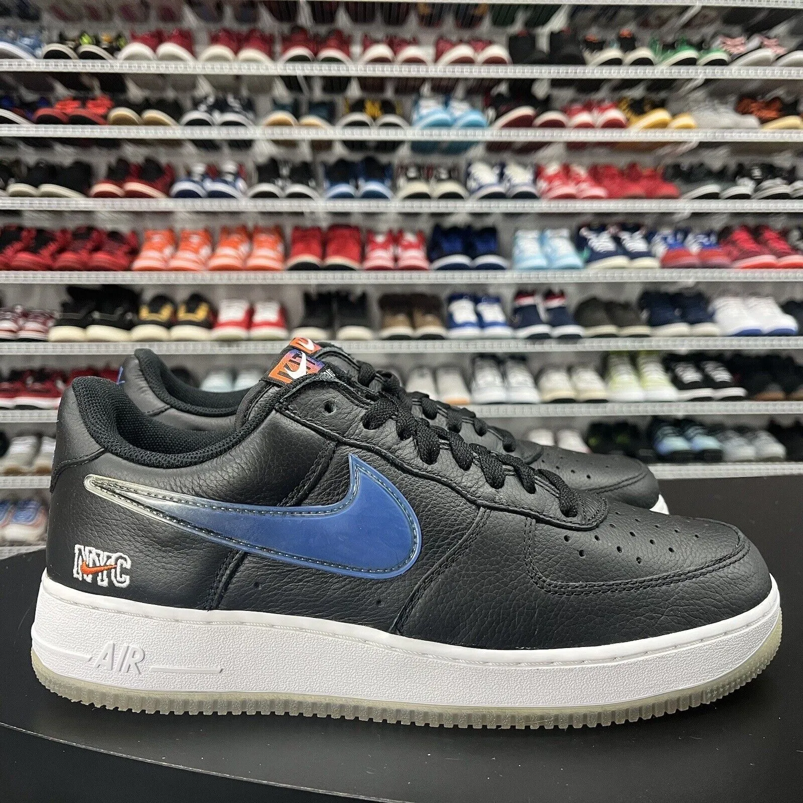Nike Air Force 1 Low Kith Knicks Away Black CZ7928-001 Men's Size 10.5