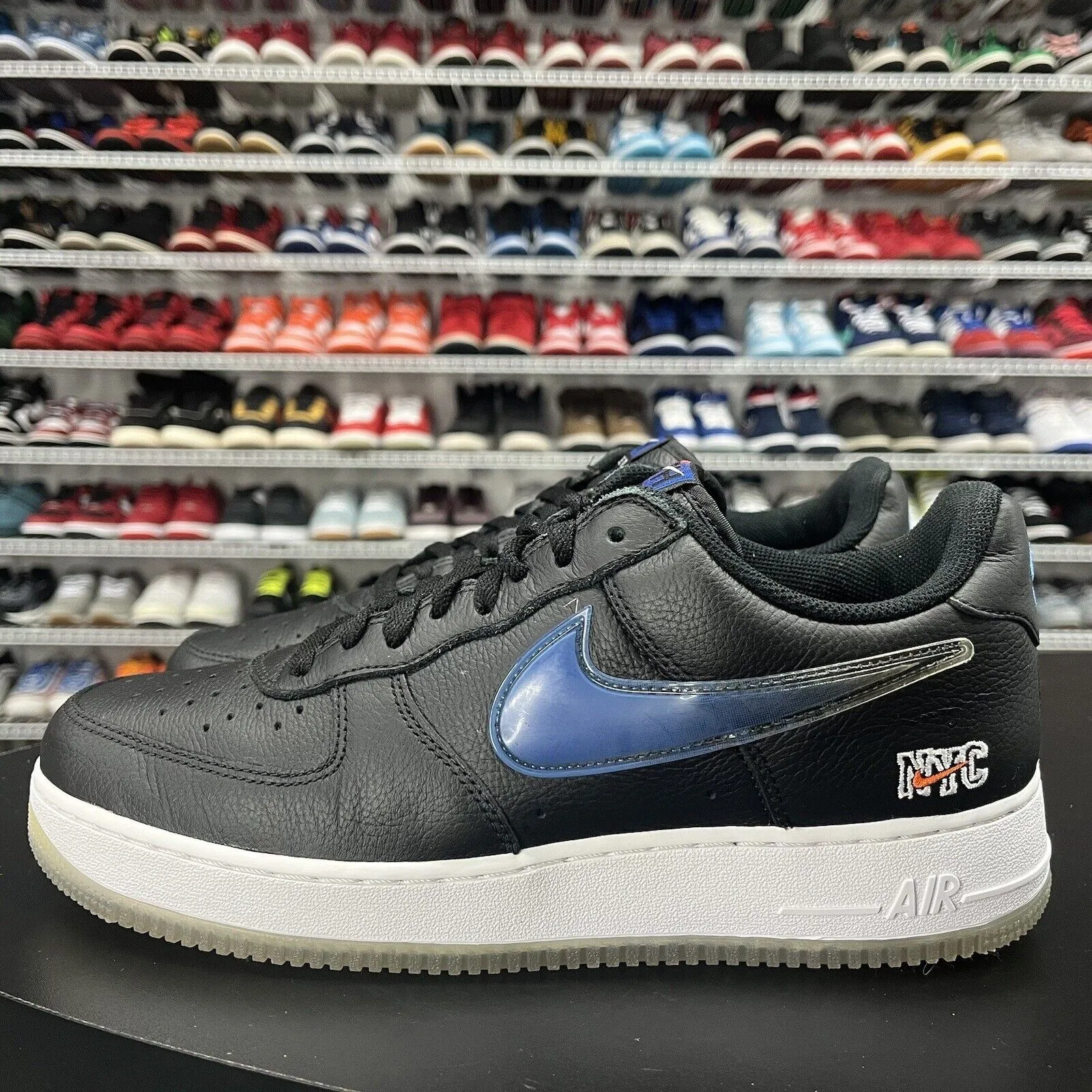 Nike Air Force 1 Low Kith Knicks Away Black CZ7928-001 Men's Size 10.5