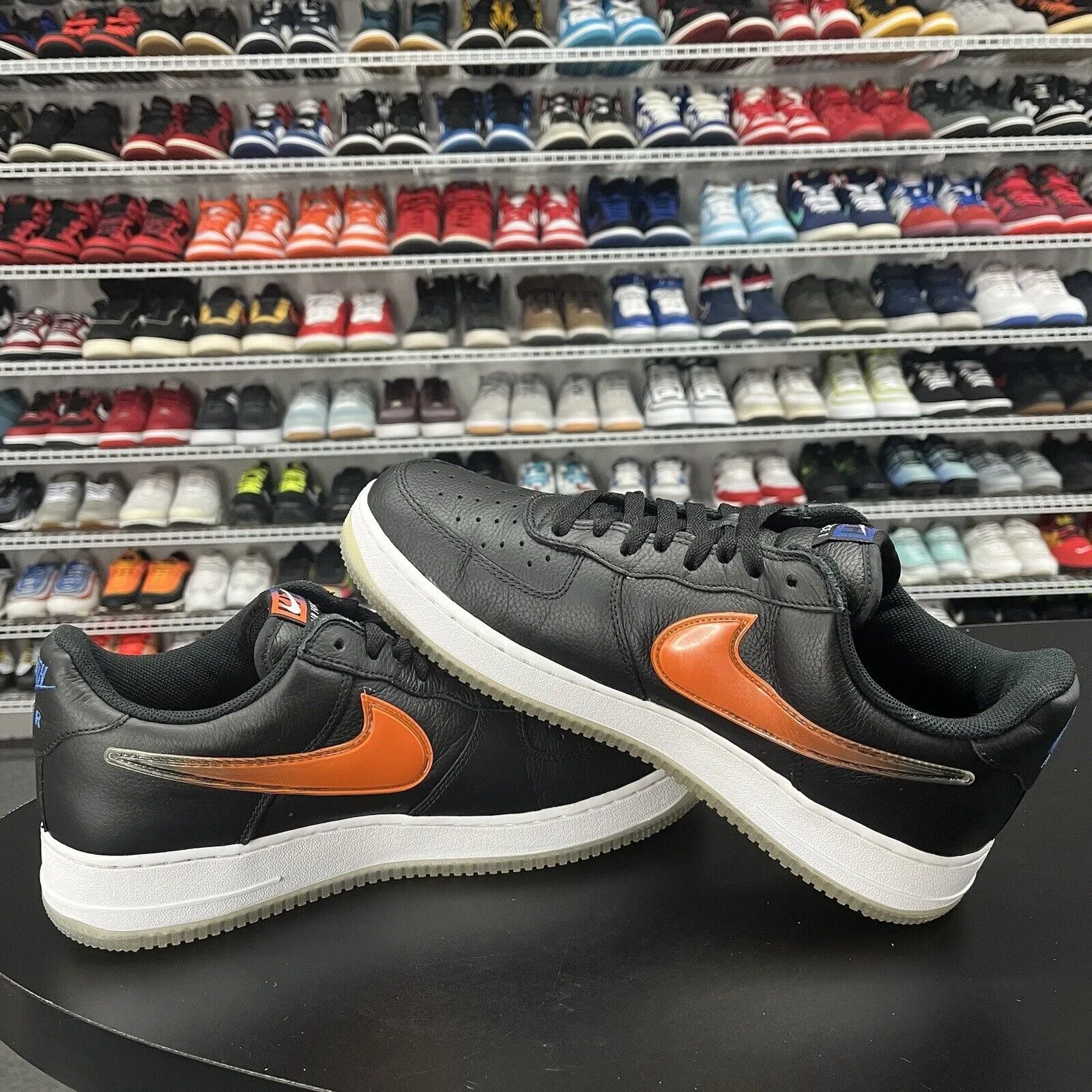 Nike Air Force 1 Low Kith Knicks Away Black CZ7928-001 Men's Size 10.5