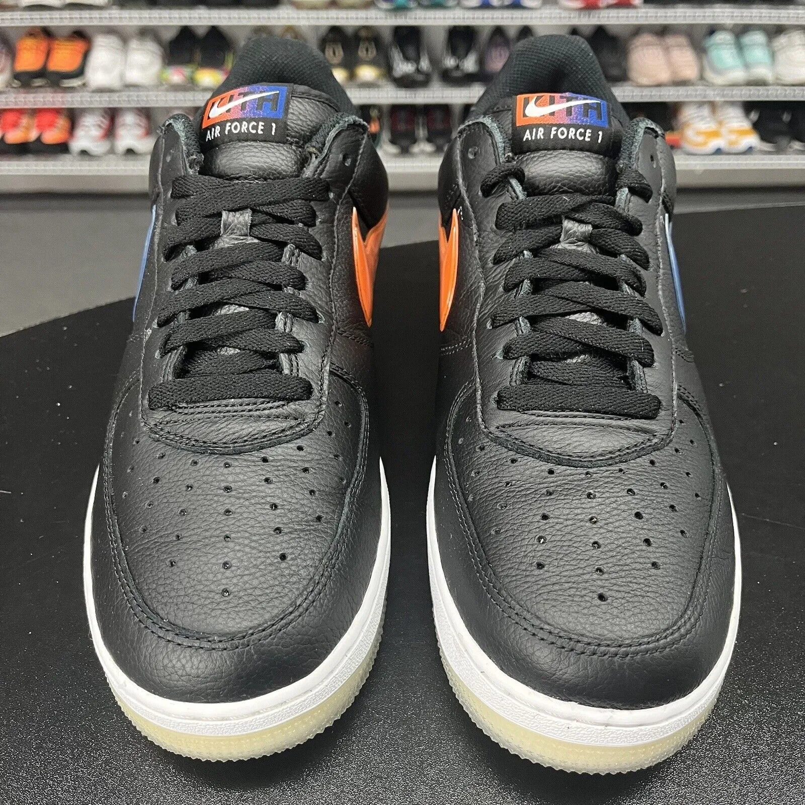 Nike Air Force 1 Low Kith Knicks Away Black CZ7928-001 Men's Size 10.5