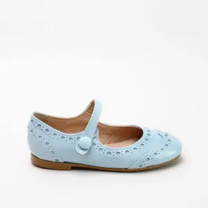 Papanatas Celeste Patent Wingtip Mary Jane