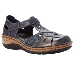 Propet Women's Jenna Fisherman Sandals- Denim