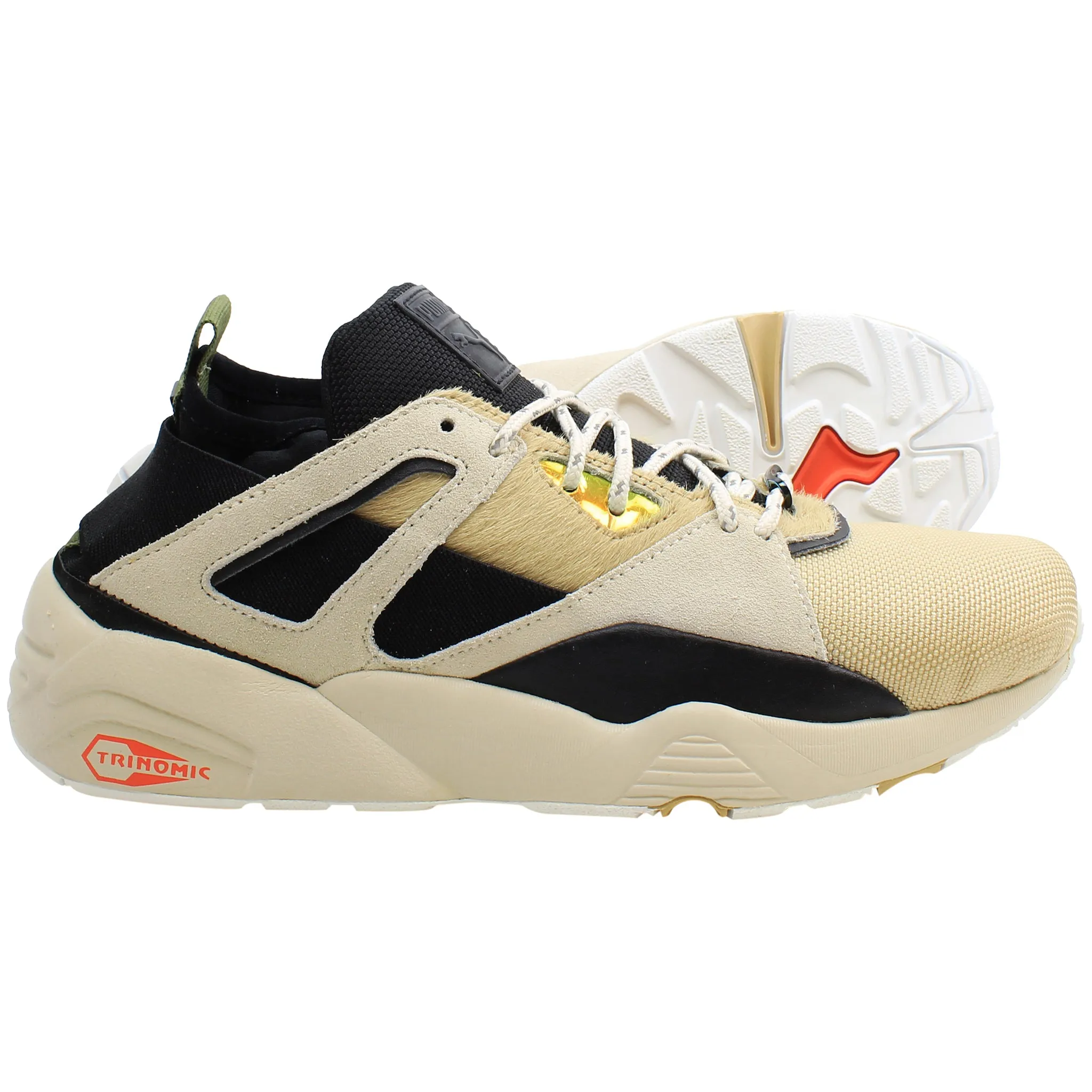 Puma BOG Sock Camping Mens Beige/Black Trainers