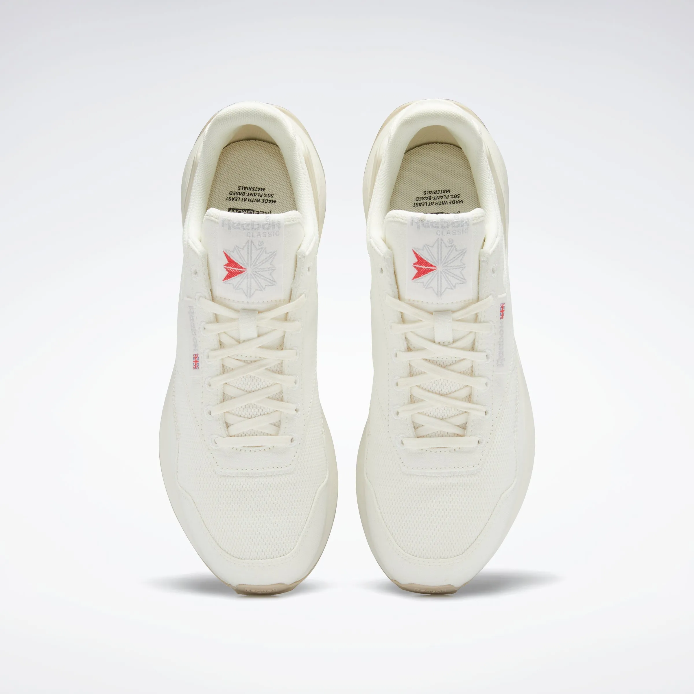 Reebok Footwear Men Classic Leather Legacy Az Grow Shoes Chalk/Chalk/Stucco