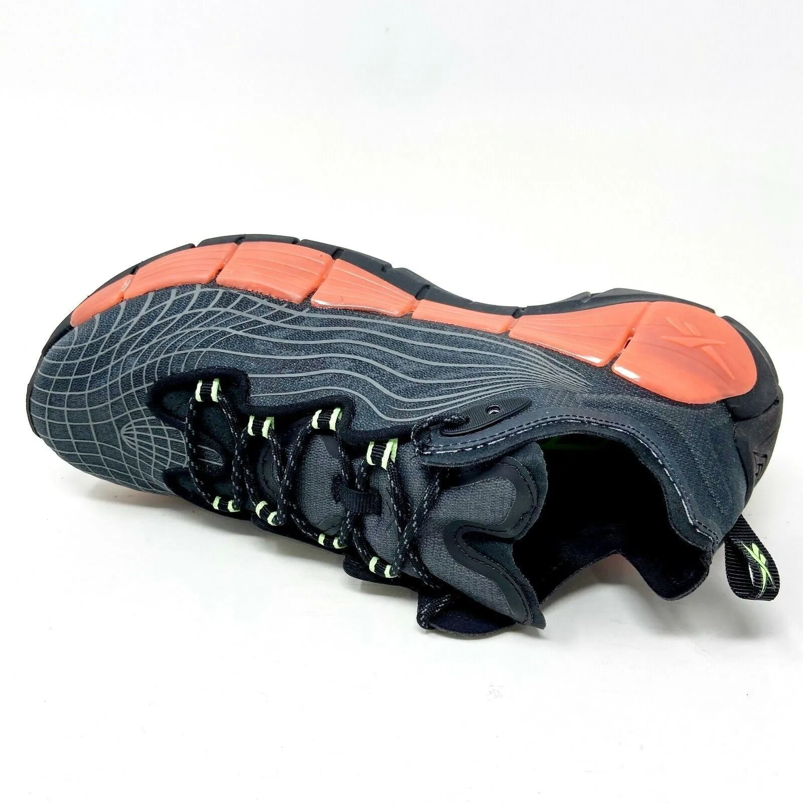 Reebok Zig Kinetica II Digi-Scape Orange Flare Mens Running Shoes FX9349