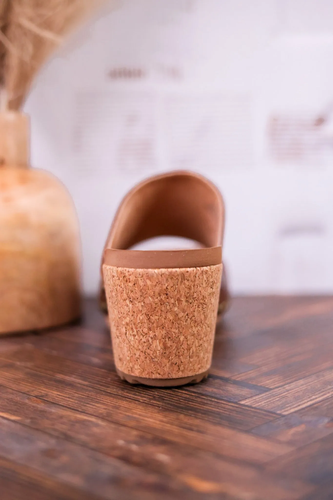 Saddle Up Brown Wedges