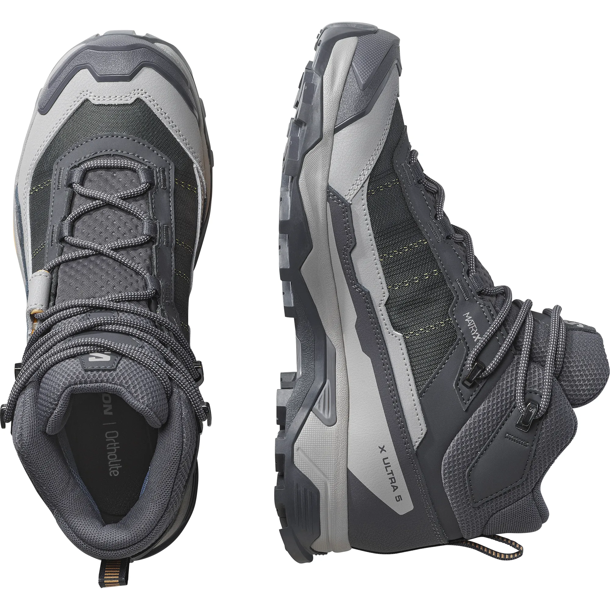 Salomon Women's X Ultra 5 Gore-Tex Mid Trail Boots (Nine Iron/Gull/Soft Clay)