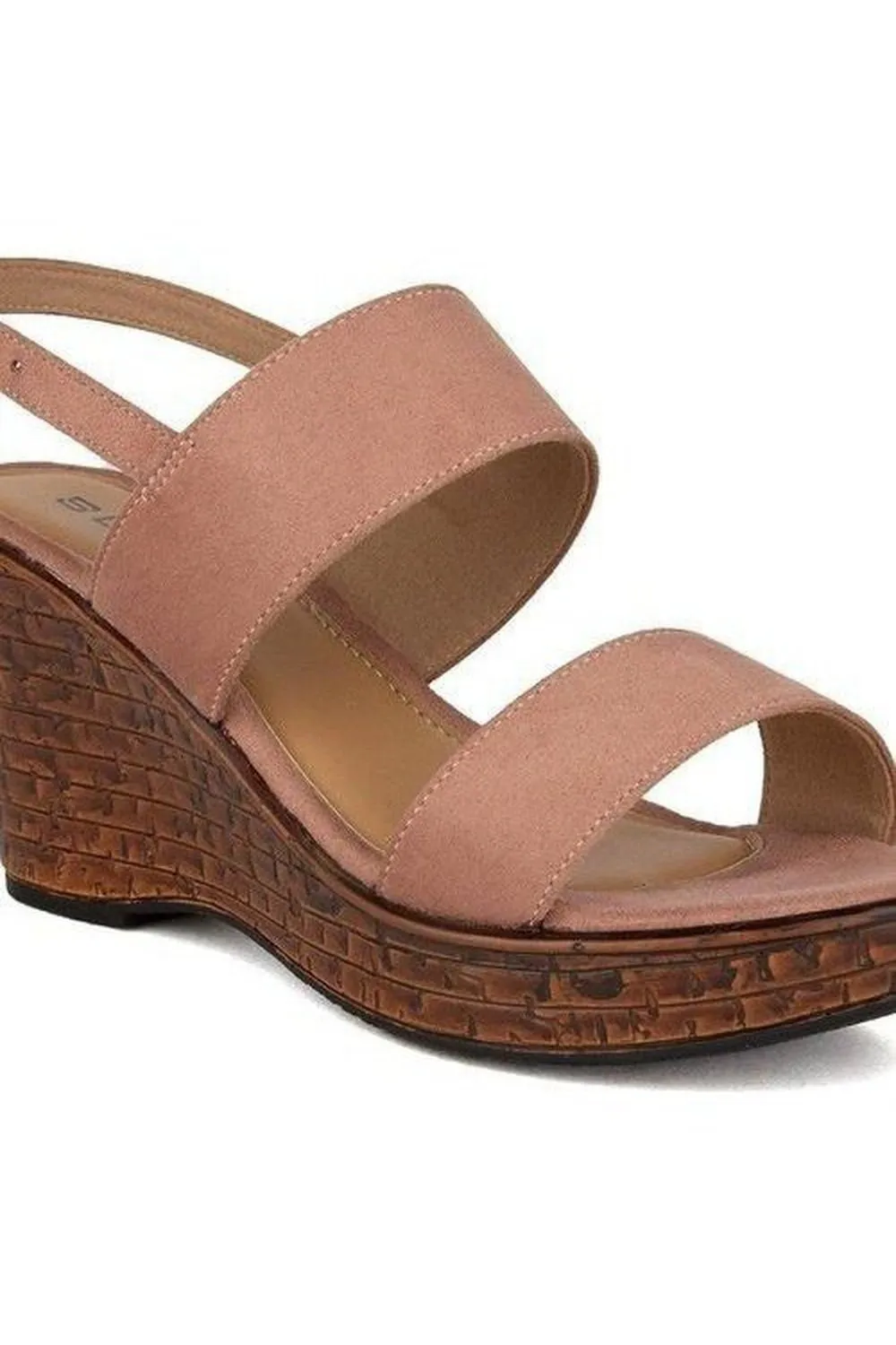 SOLES Pink Wedges - Feminine & Stylish Footwear