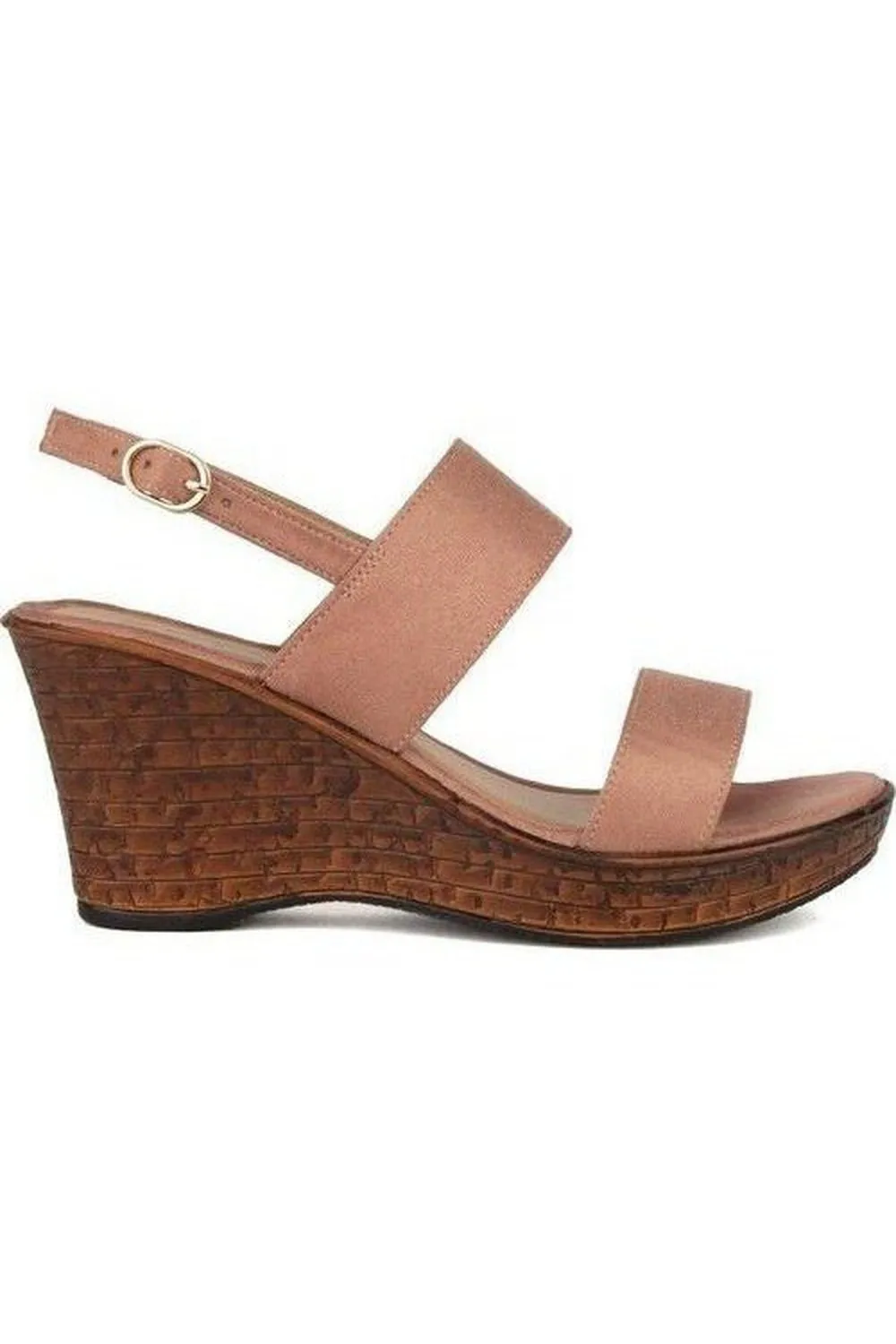SOLES Pink Wedges - Feminine & Stylish Footwear