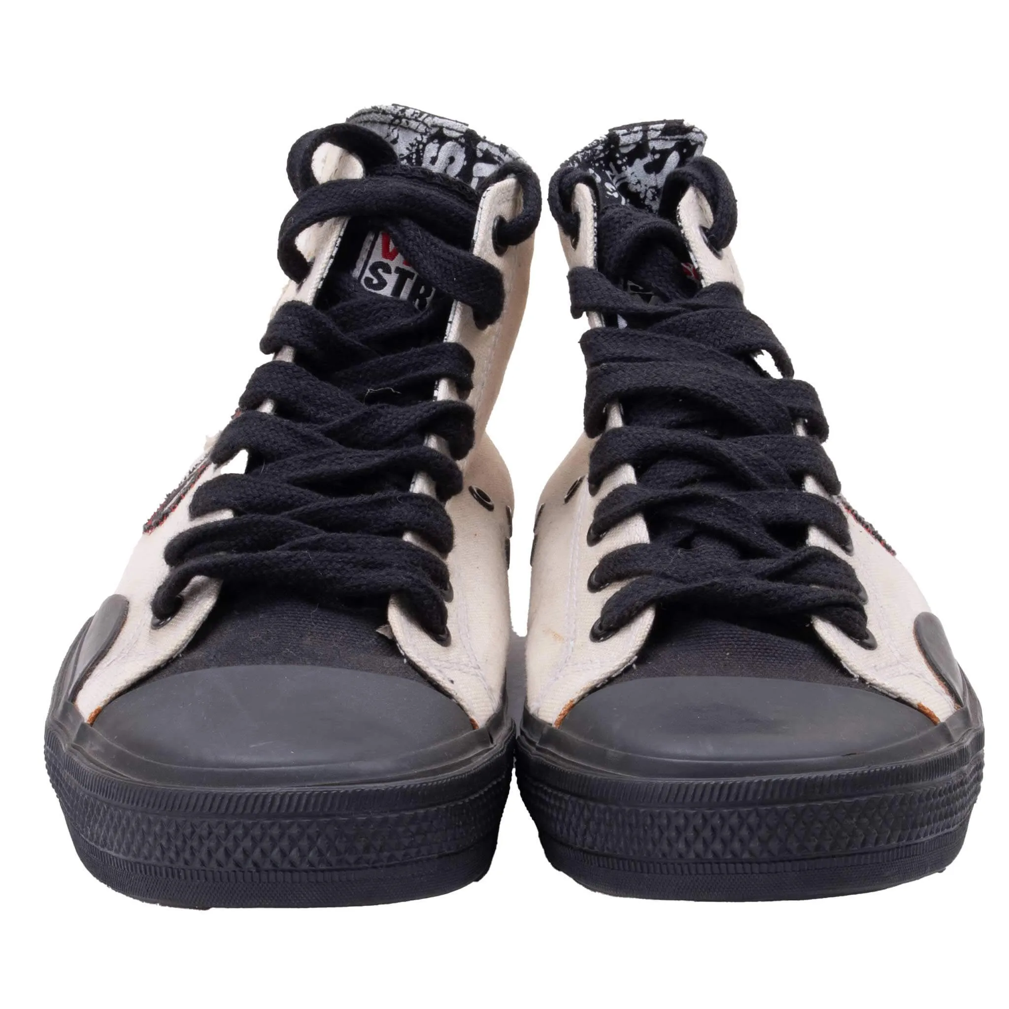 VINTAGE VISION STREET WEAR 76 CALIFORNIA BEIGE SNEAKERS SIZE 9 NOS