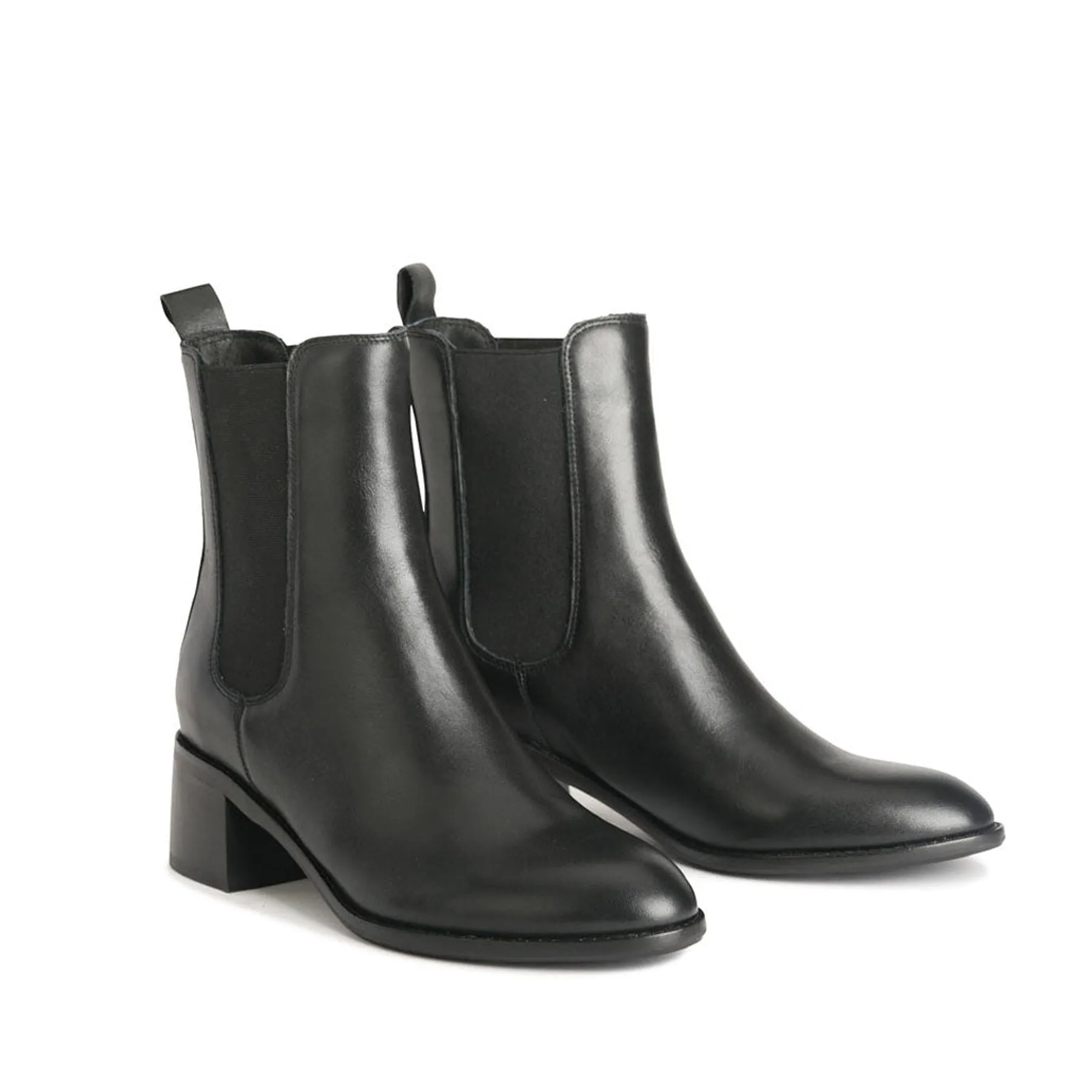 WYNN LEATHER ANKLE BOOTS